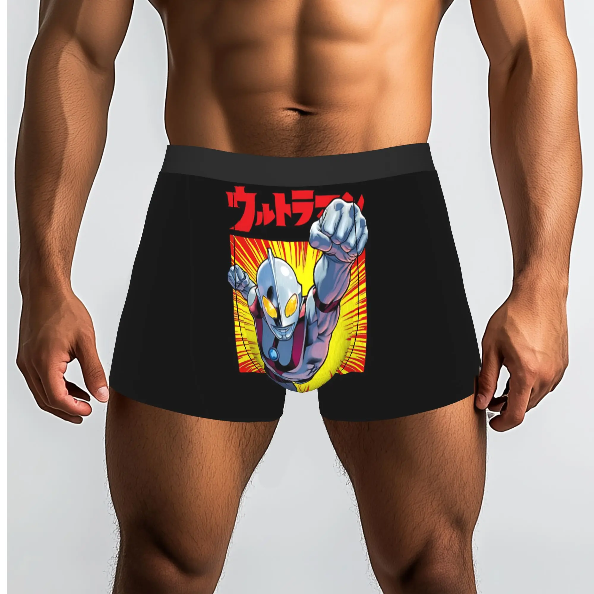 

Эксклюзивные трусы Ultraman от Bandai, серия Ultraman, дышащие трусики, мужское нижнее белье, вентилируемые шорты, трусы-боксеры