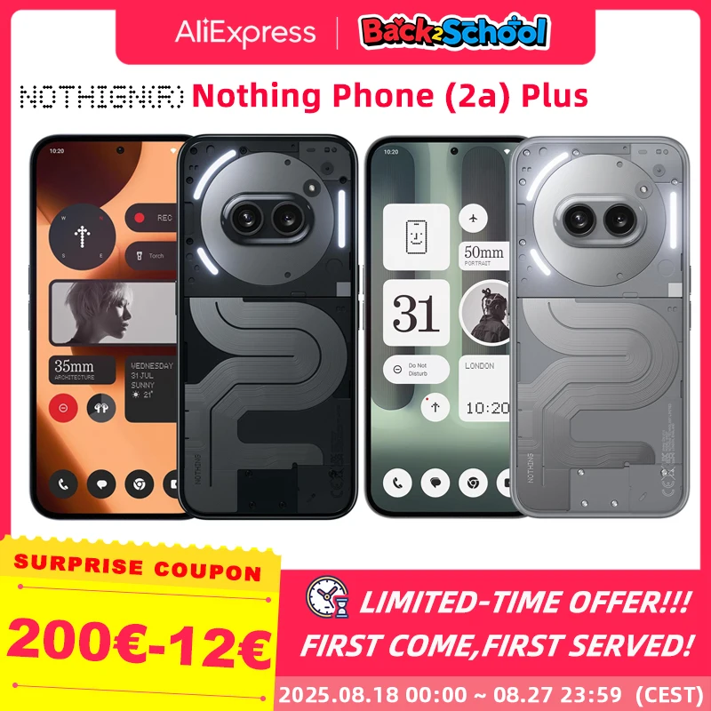 Versione globale del telefono Nulla (2a) Plus 6,7” 120Hz display AMOLED MTK Dimensity 7350 Pro 50MP fotocamera 5000mAh batteria 50W carica