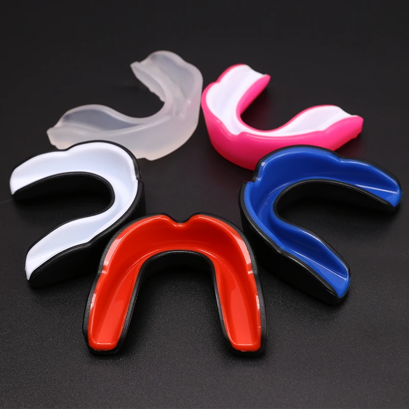 1 set of boxing Taekwondo Sanda fighting mouth guard Basketball mouth guard sports anti-grinding mouth guard to protect teeth