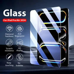 For IPad Air Pro 13 11 inch 2024 M4 Tempered Glass Screen Protector For iPad 5th Gen A2837 A3006 HD Protective Filmc Accessories