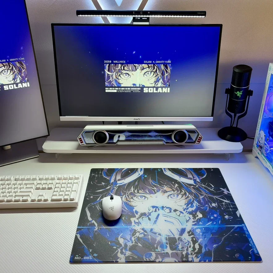 WALLHACK SP004 Gravity YUME glass mouse pad Gorilla Glass, Special Coating, Fully Covered Primer（copy)