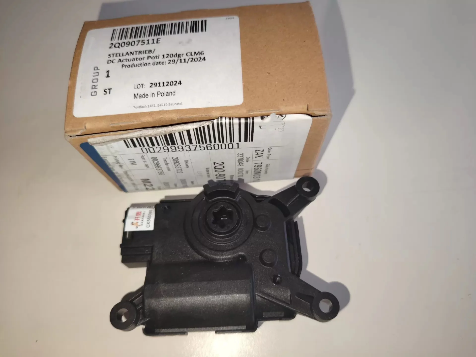 new original 5Q0907511K 2Q0907511G Heater Defrost Flap Actuator Servo Motor For VW Touran Octivia Superb Leon Ateca TRO Atlas
