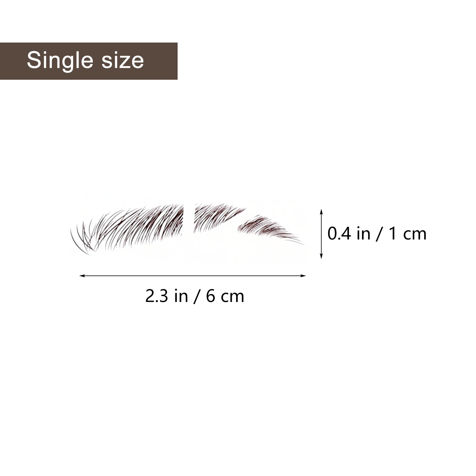 

Eyebrow Stickers 3D Hairlike False Eyebrows Patch Natural Look Blend Professional Brows Suitable Few No Eyebrows Makeup Beauty