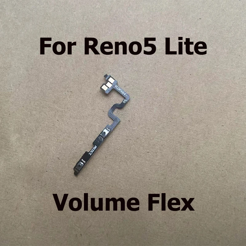 For Oppo Reno5 Reno 5 Lite Power Switch On Off Volume Key Button Flex Cable Replacement Parts For Reno 5 Reno5 Pro 5G