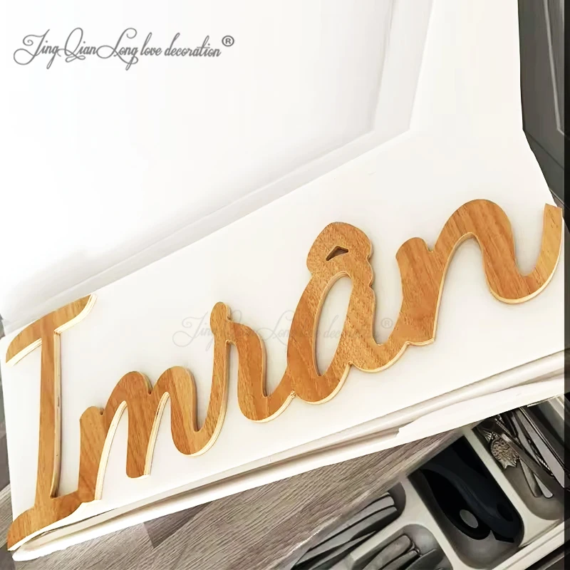 Baby Nursery Name Letters - Özel Ahşap İsim Burcu Bebek Adı
