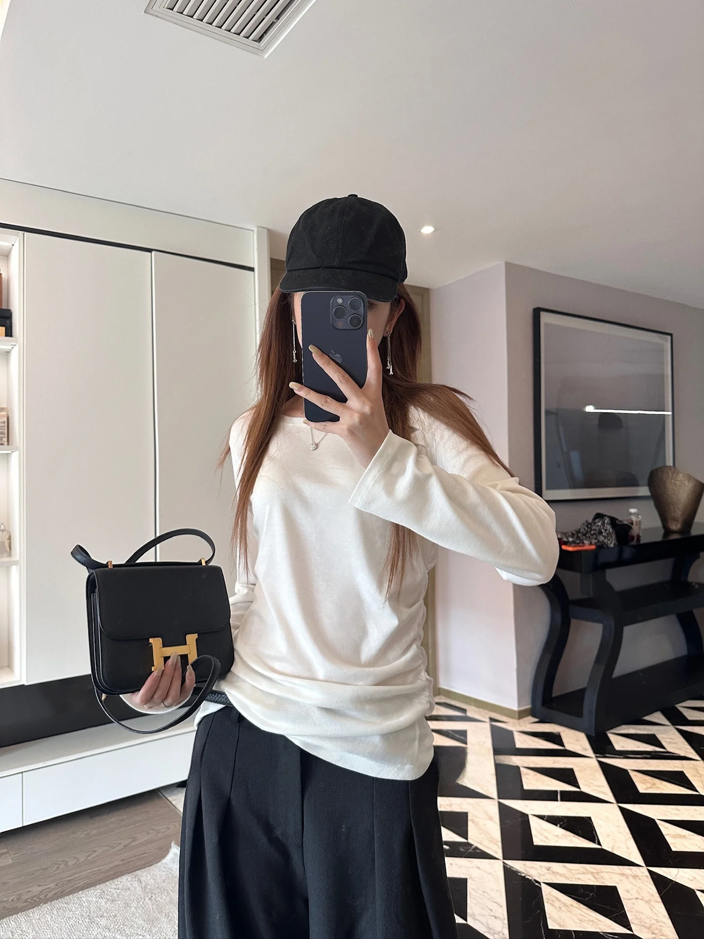 

Комплект базового слоя F Attitude из лиоцелла Lenzing и шерсти, белый, с плиссировкой, синий, с асимметричным подолом, повседневный, с длинными рукавами, круглый вырез горловины