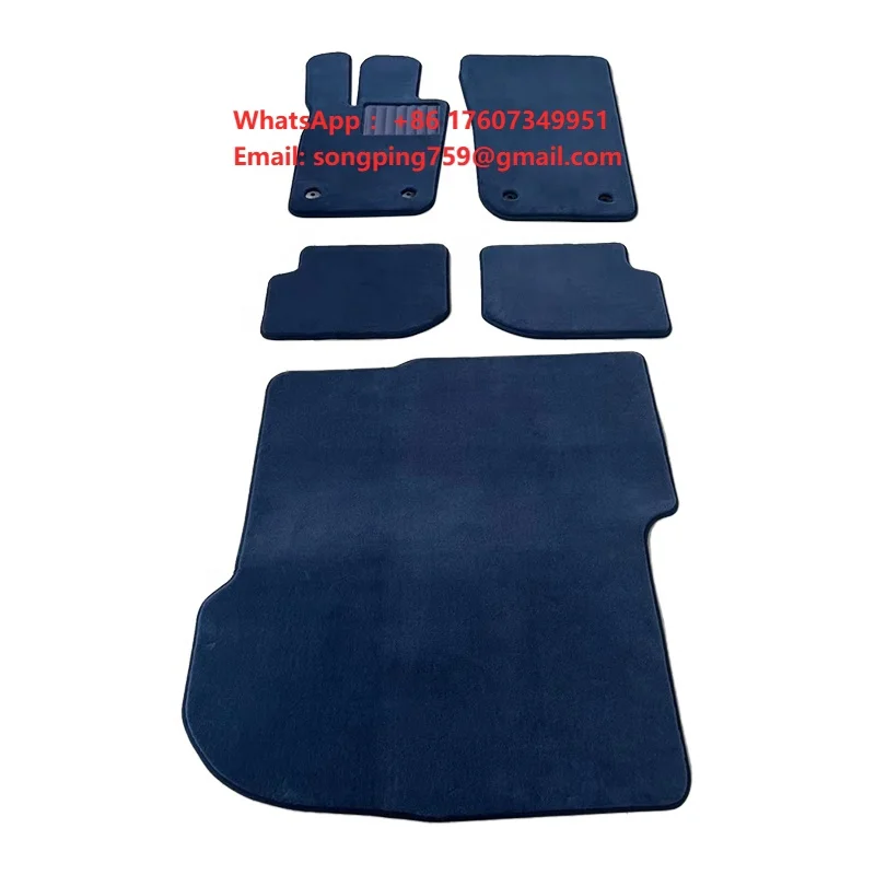 Ultra Luxury Long Wool Sheepskin Car Floor Mats Genuine Sheepskin Rug for Bentley