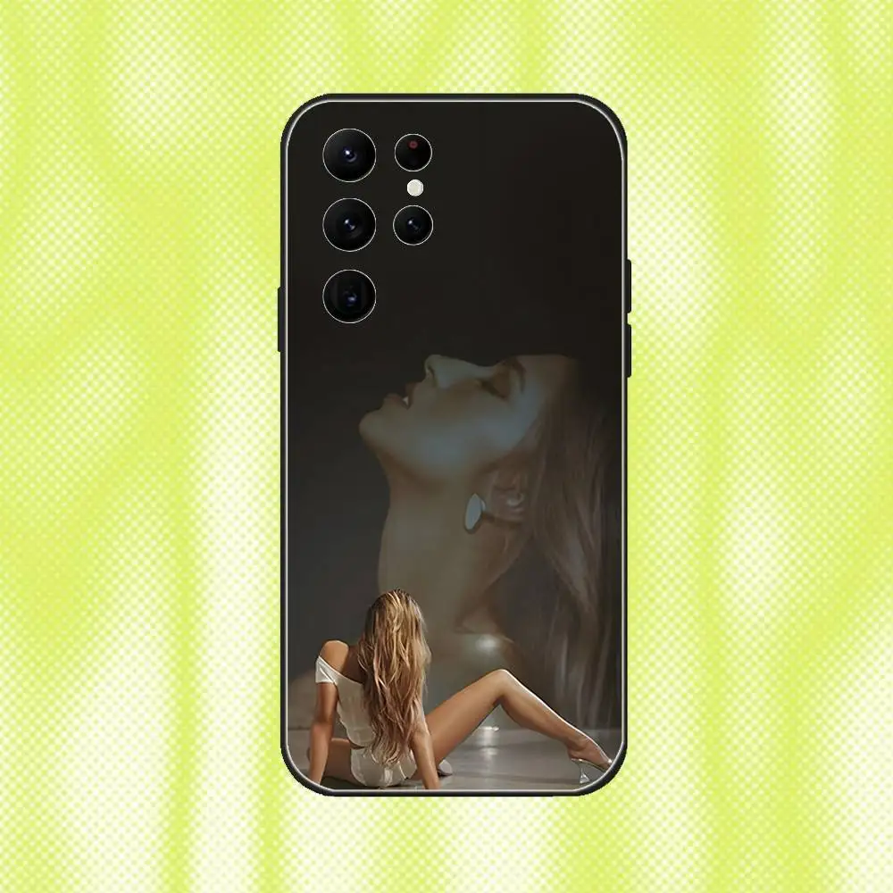 حافظة T-Tate Mcrae قريبة جدًا لماذا حافظة هاتف لهاتف Samsung S 25,24,23,22,30,21,10,9,Ultra,Plus,Lite,FE,4,5G حافظة ناعمة سوداء