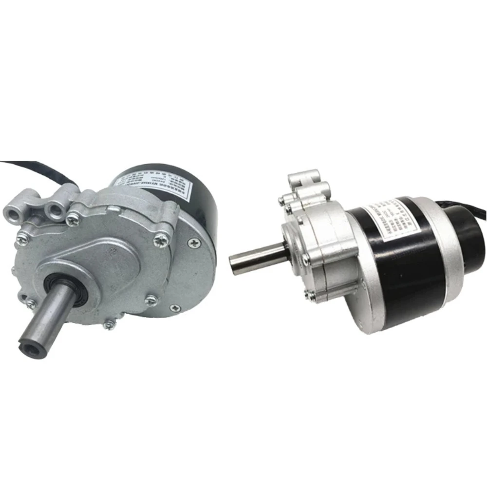 250W 24V Low Speed Brush Motor with Extended Shaft DC Gear Brush Motor for Wheelchair
