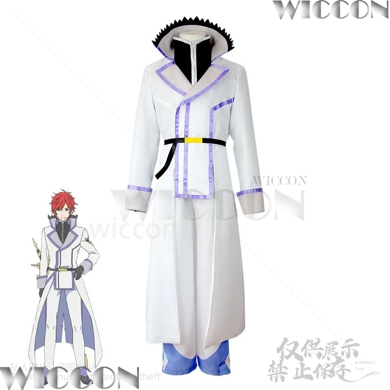 Anime Re Life In A Different World From Zero Cosplay Reinhard Van Astrea Costume Uniform Red Wig Halloween Man Outfit Customized