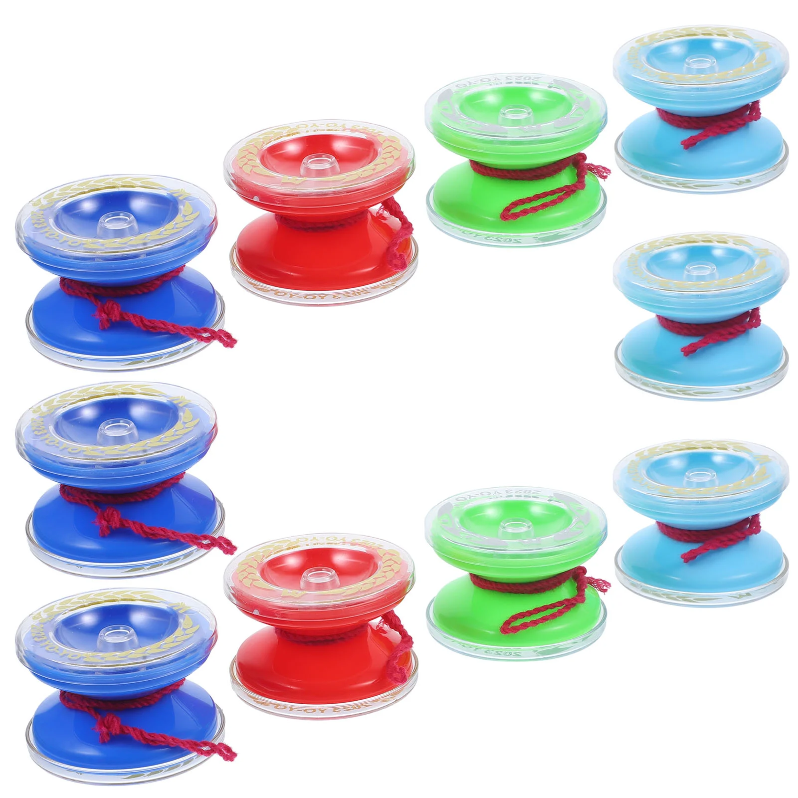 

10 Pcs Yo-yo Learning Plaything Yoyo Mini for Kids Ball Cartoon Children Educational Portable Balls Abs