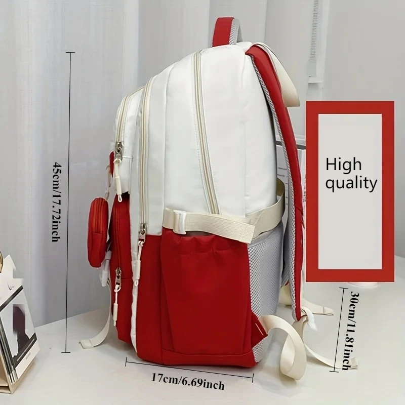 حقيبة ظهر مدرسية لطلاب المدارس المتوسطة مع حقائب مدرسية للبنات والأولاد حقيبة مدرسية للمدرسة الابتدائية حقيبة كتب للسفر للطلاب