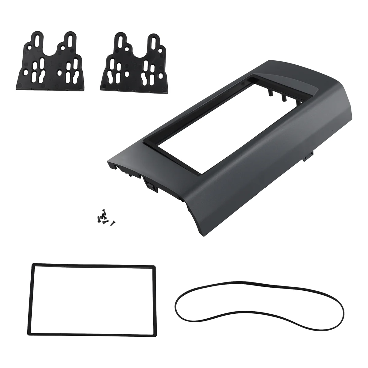 #719M For Suzuki Swift 2005-2010 2 Din Audio Panel DVD Navigation Panel Frame Car Fascias Stereo Radio Panel (dark gray)