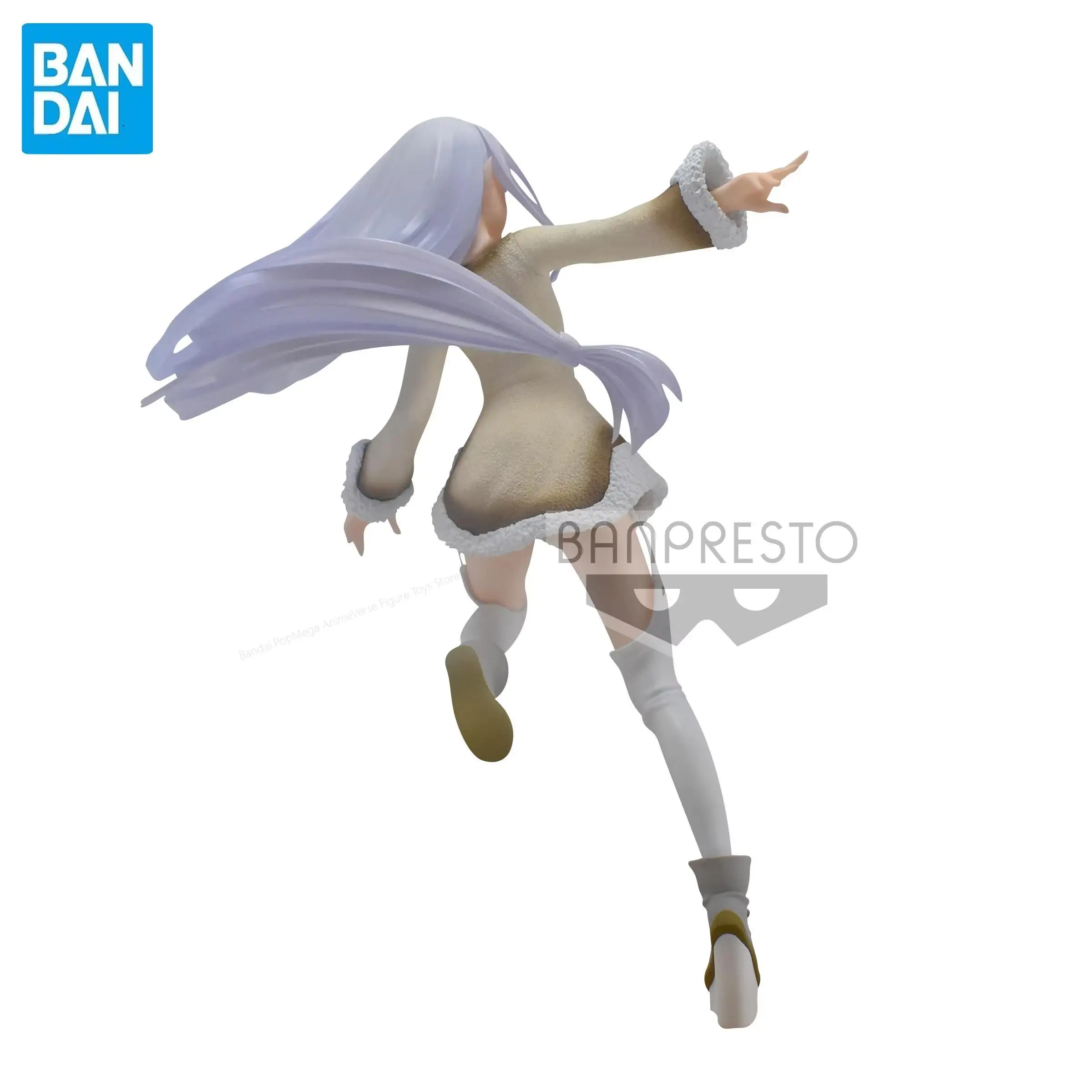 متوفر في المخزون بانداي الأصلي بانبريستو إعادة الحياة في عالم مختلف من الصفر إميليا نموذج دمية العلامة التجارية الجديدة محاصر عمل الشكل المرآب #4