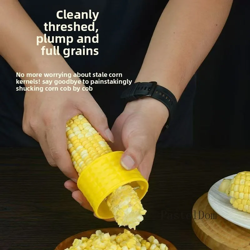 Household Manual Corn Stripper Portable Hand‑Operated Corn Kernel Remover Practical Corn Peeling Tool