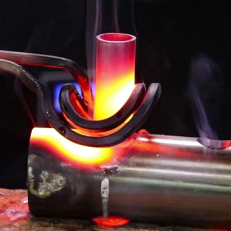 Small 15KW Induction Intelligent Handheld Welding Quenching High Frequency Heating Machine