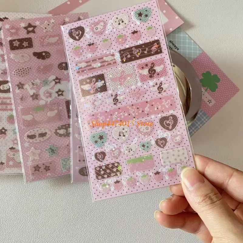 K1AA Creative Art Sticker Sparkling Stickling Adjective Decorative Sticker для скрапбукинга Журнал Телефон Кейс Кейс Art Craft