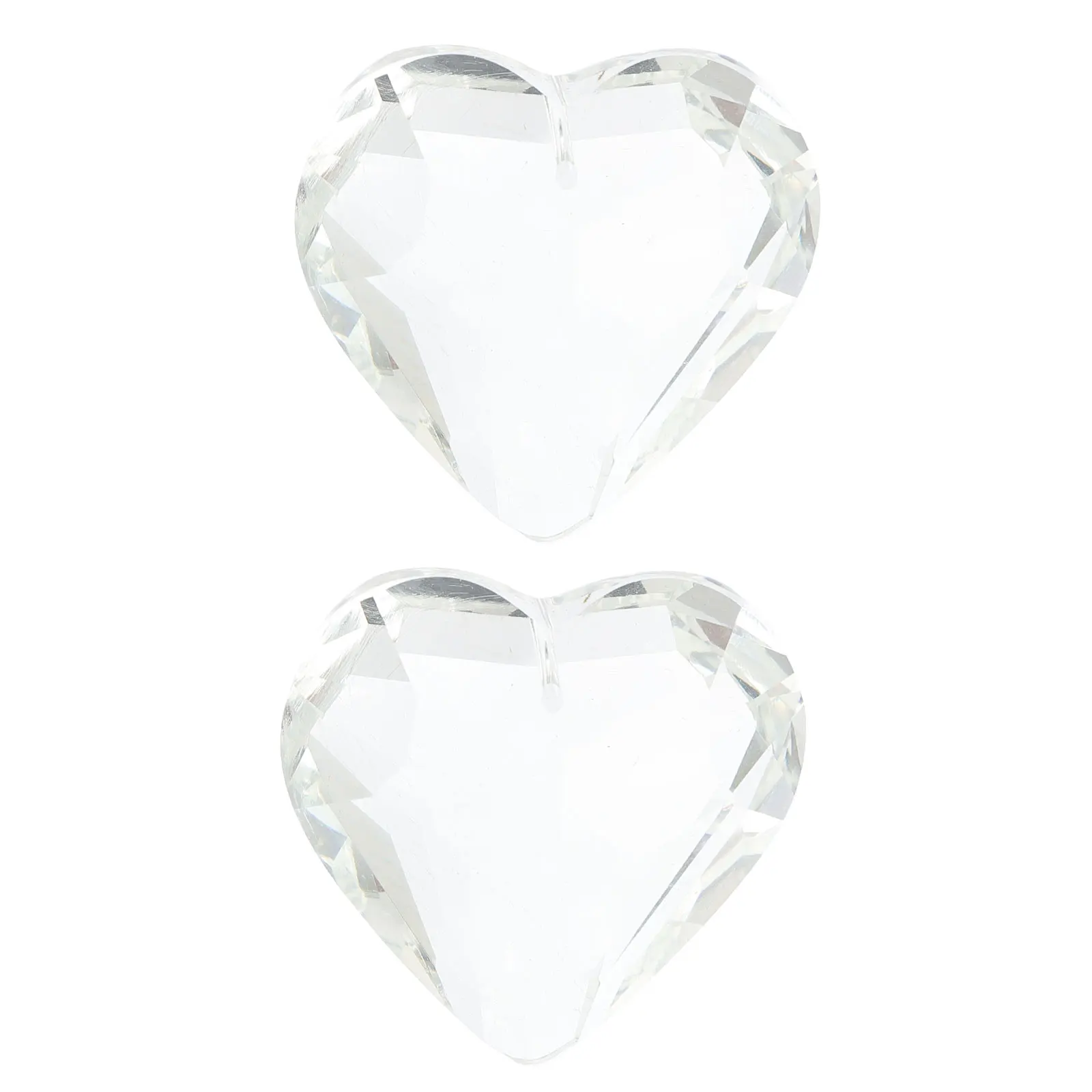 

2Pcs Heart Shape Crystal Pendant Decorative Pull Chain Ceiling Fan Light Hanging Lamp Ornament Home Decor Unique Fan Lamp Chain