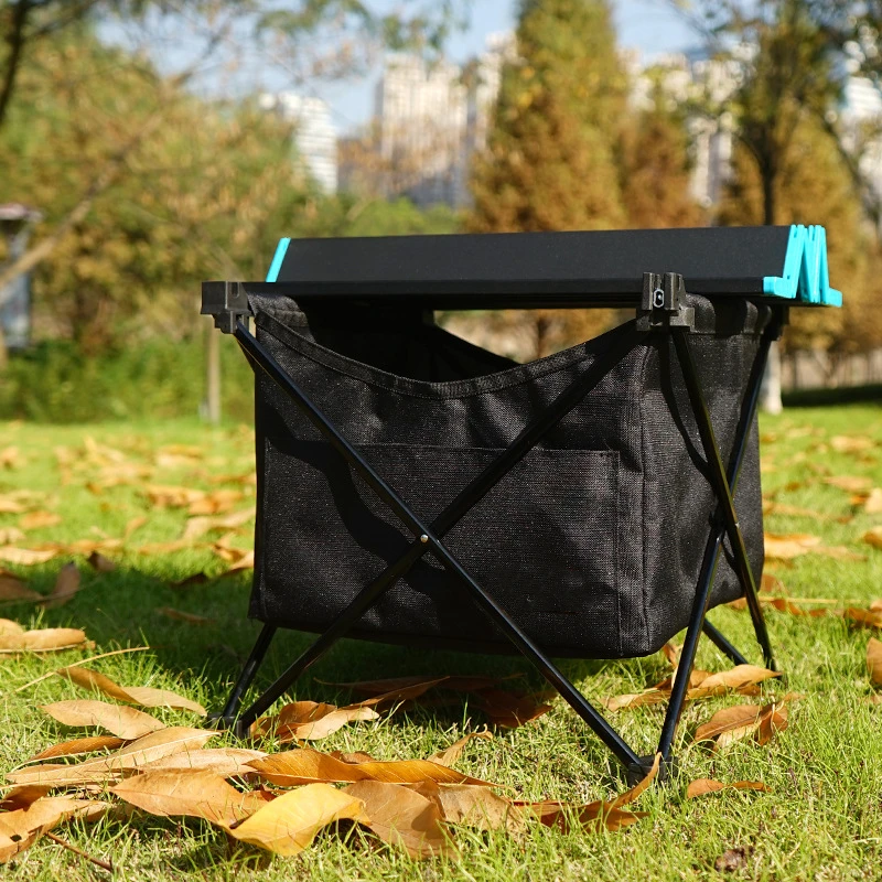 

Outdoor Folding Table Storage Basket Picnic Table Storage Hanging Bag Portable Invisible Pocket Waterproof Storage Bag Hanging