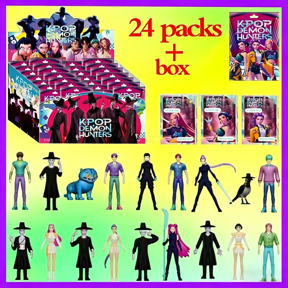 

2025 caliente Anime KPop Devil Hunter muñeca vinilo juguete Rumi Mira Zoi personaje vinilo máscara caja ciega ornamento juguete