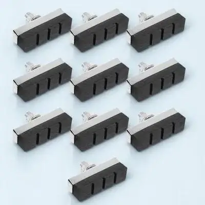 10Sets Professional Bike Brake Pads Cycle Brake Shoes Dual Compound Stopping Power Enhanced Braking in Wet Conditions Road view 6