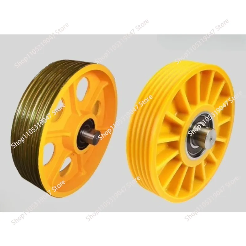 1pcs   Elevator counterweight pulley machine room guide wheel, car bottom
