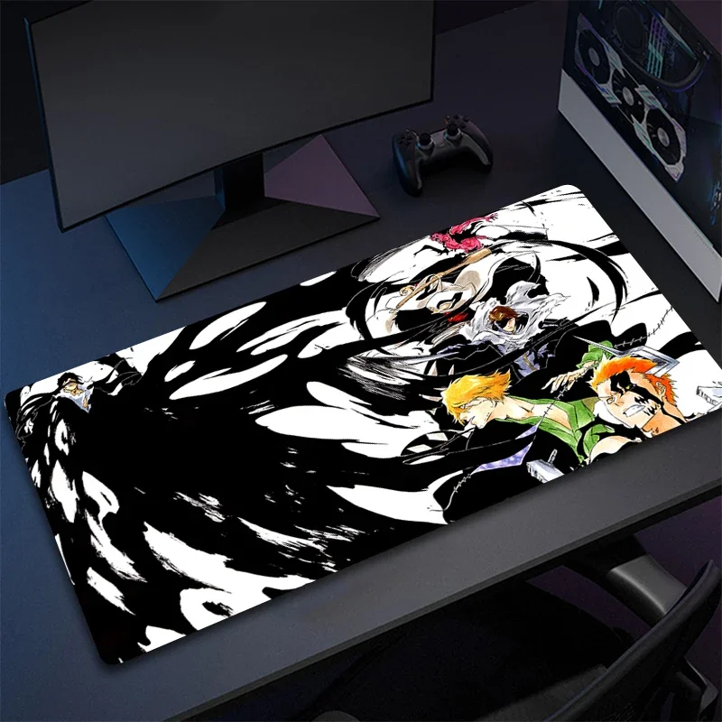 CIFBUY Bleach Anime Large Gaming Mouse Pad Ulquiorra Character Desk Mat Anti-slip Keyboard Mousepad