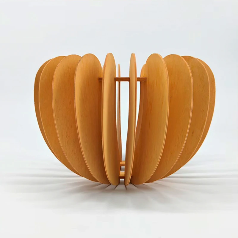 LED الخشب مصباح السقف اليقطين محبوك النمط الياباني فلوش جبل ضوء لغرفة المعيشة الممر الشرفة إضاءة المنزل