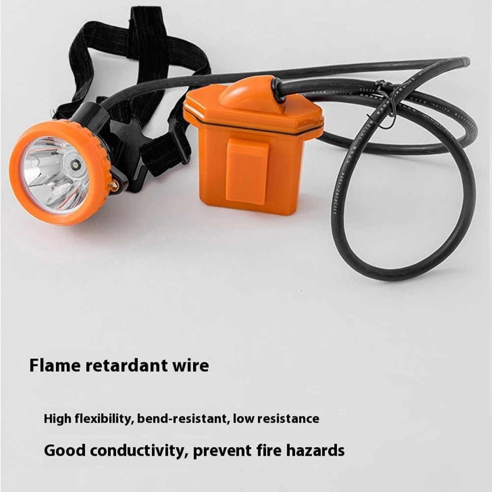 Waterproof Safety Mining Light Explosion-Proof Coal Miner Head Searchlight for Coal Mining Fishing Running Camping Hiking
