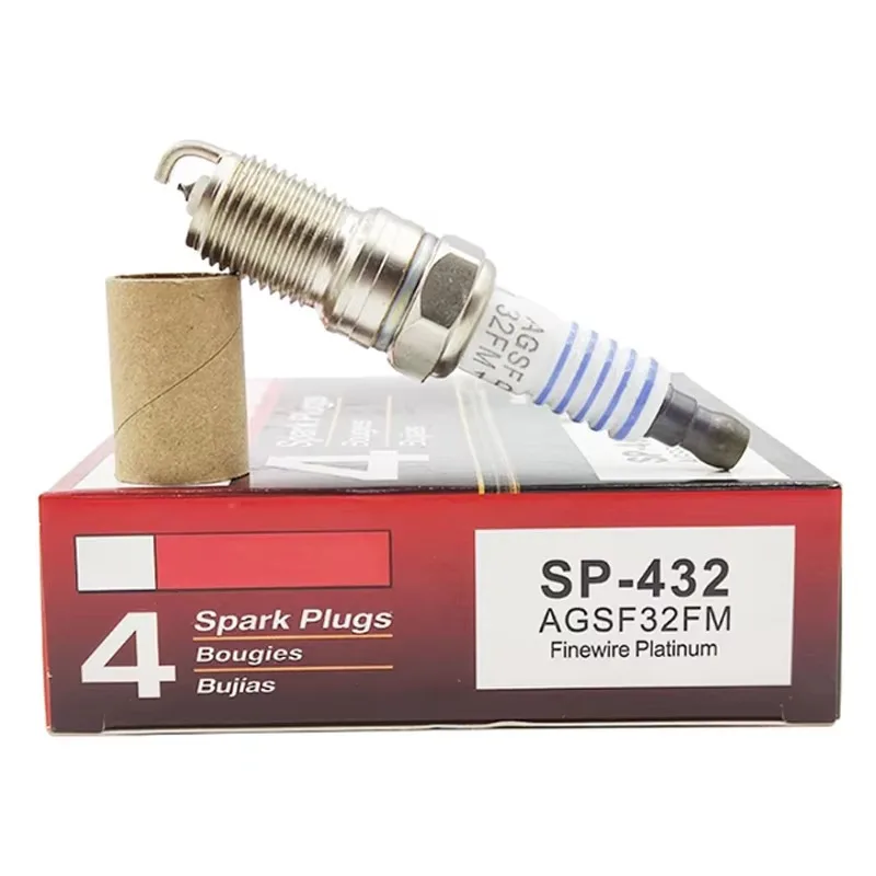 4/6PCS SP-432 AGSF32FM Platinum Spark Plug For Ford Mercury Contour E-150 Lincoln Explorer F250 Ranger Town SP 432 AGSF 32FM