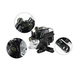 Rear Brake Foot brake Caliper For Yamaha ATV Banshee Warrior350 Blaster Raptor YFM 350 660 w/PADS