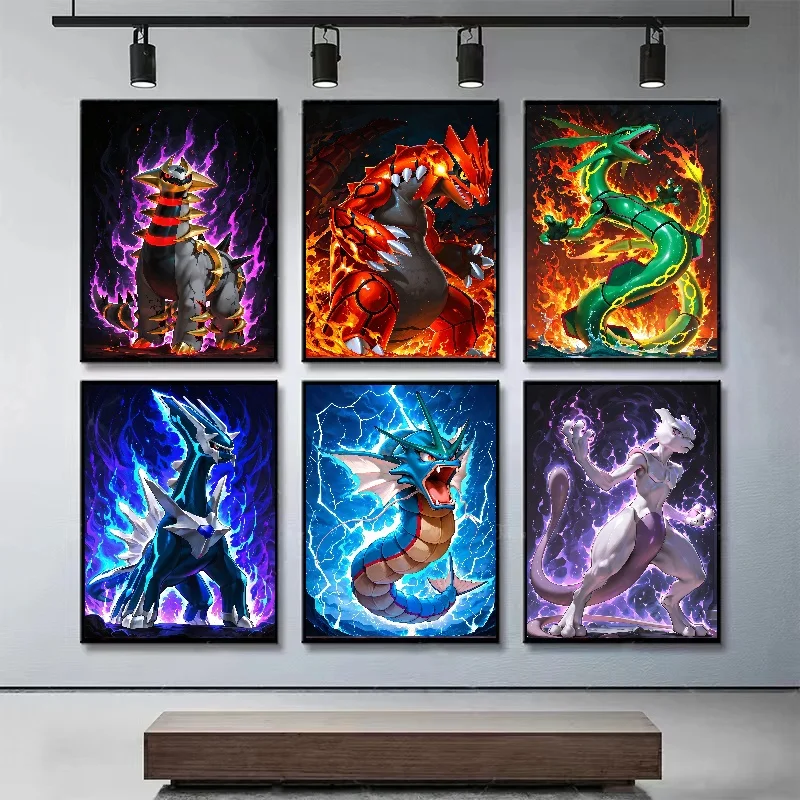 

Japan Classic Cartoon Anime Pokemon Kawaii HD Poster Modern Living Room Friends Gifts Home Room Anime Wall Decoration Kids Gifts