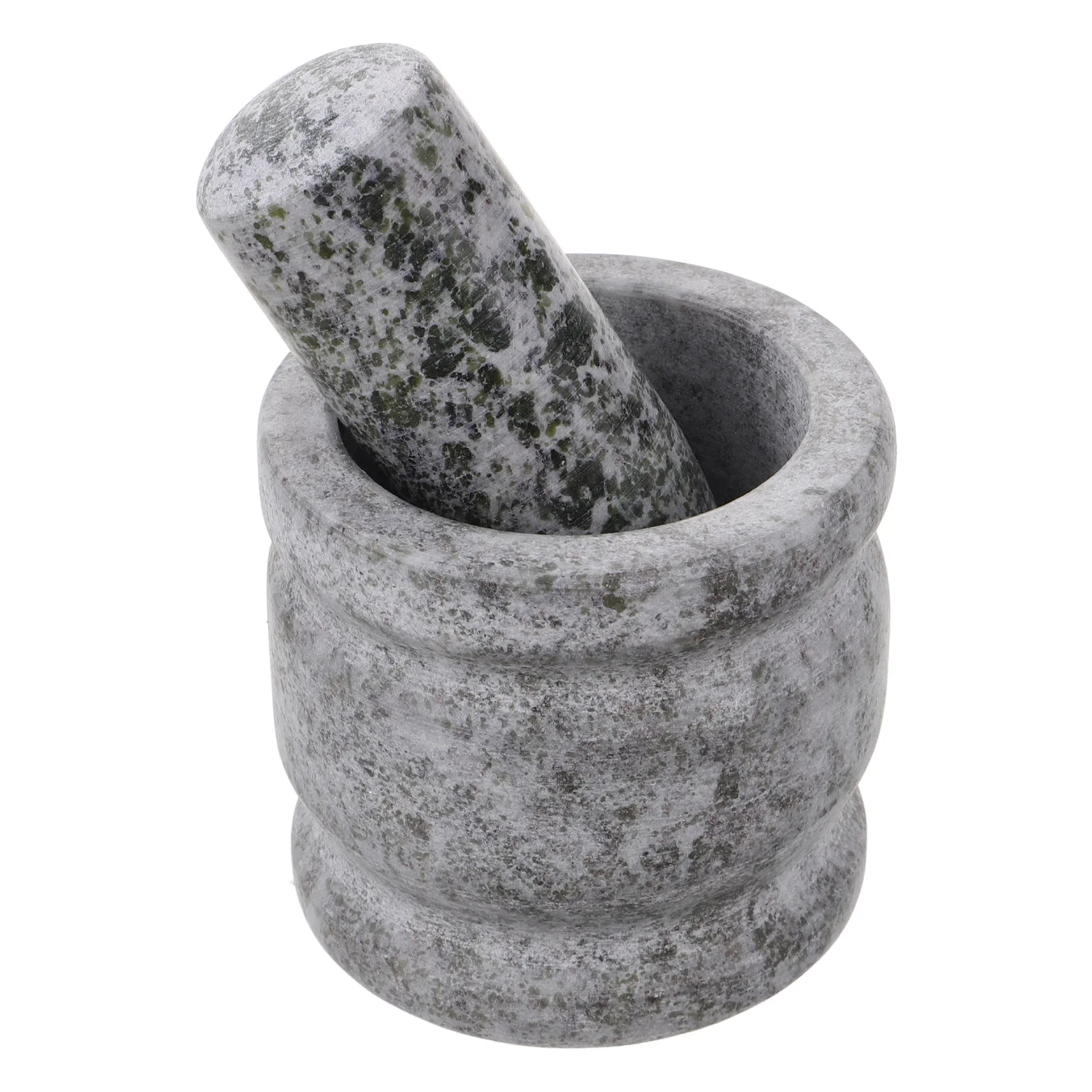 

1 set Stone Mortar Pestle Set Natural Rock Grinding Bowl For Garlic Spices Peanut Medicine Pills Seasoning Kitchen Tool