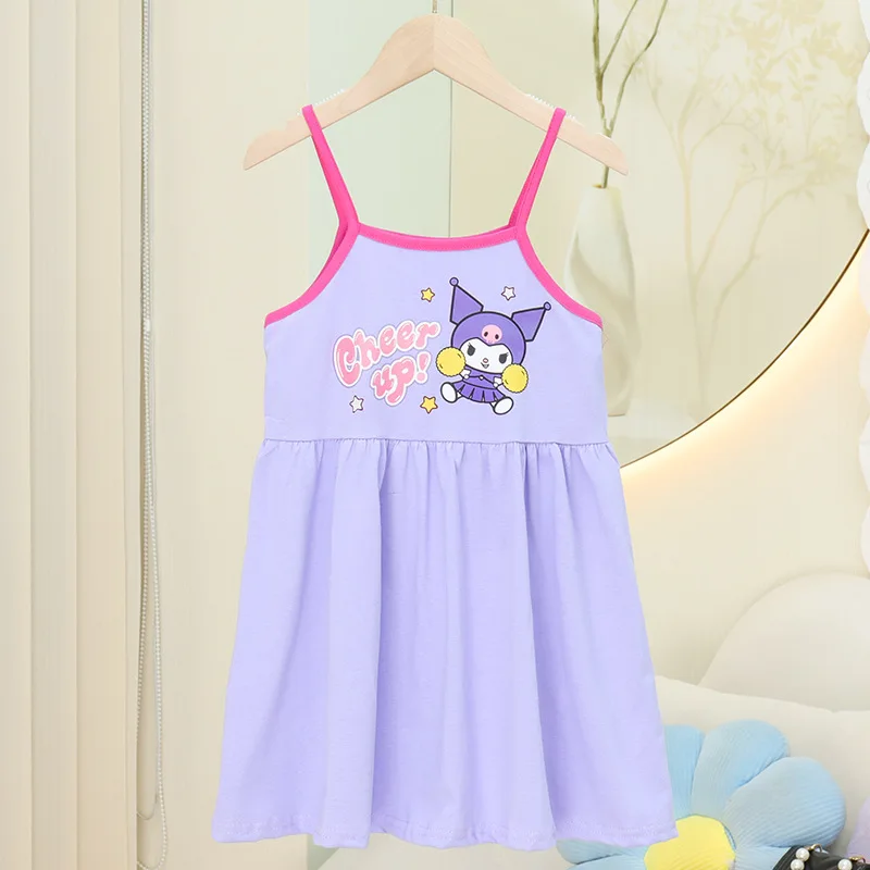 Sanrio Summer Girls New Style Vest Suspender Home Clothes Fashion Casual Thin Cute Versatile Cartoon My Melody Girl Gift