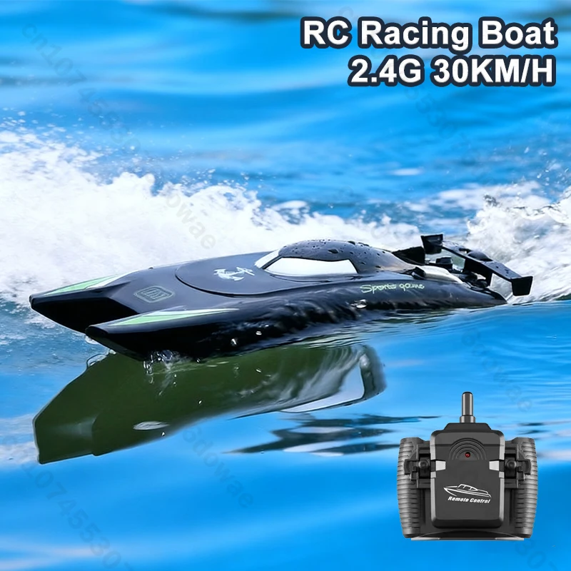 

2.4G RC Racing Boat High Speed Waterproof Double Motor Remote Control Professional Speedboat 805 Gifts Toys for boys Xmas Gift