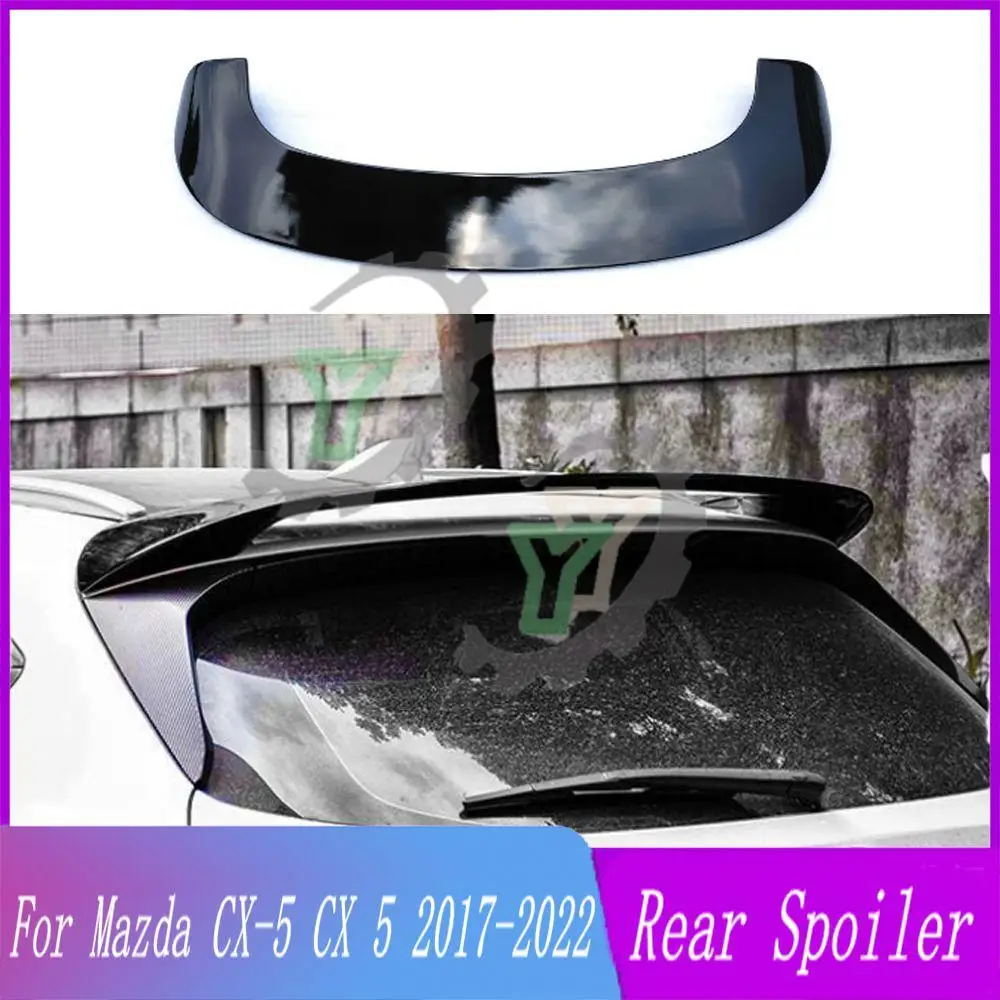 

High Quality ABS Plastic Car Rear Roof Spoiler Trunk Wing Lip Boot Cover For Mazda CX-5 CX 5 2017 2018 2019 2020 2021 2022