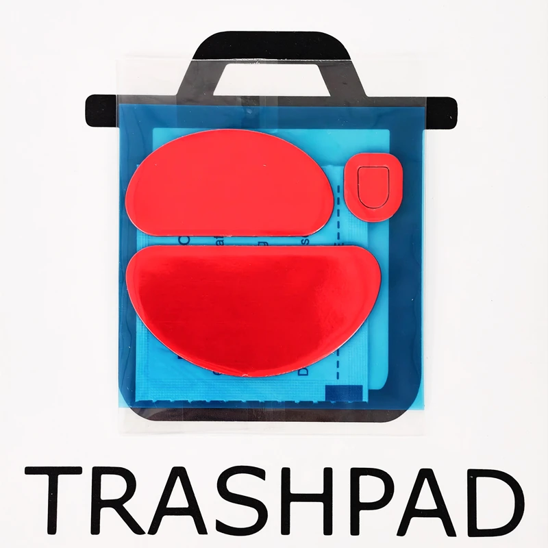 1 Set TRASHPAD PTFE-Maus-Skatesfüße für ATK U2 Mini/PRO/Ultra Red Control Mäuse gleitet 0,8 mm Anti-Sag-Design