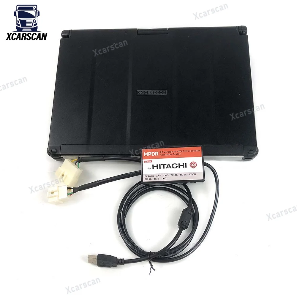 CF19 LAPTOP+MPDR Software 3.9 Heavy Duty Diagnostic Tool Tester for Hitachi ZX-1 ZX-3 ZX-3G ZX-5 ZX-6 ZX-7 of Excavator