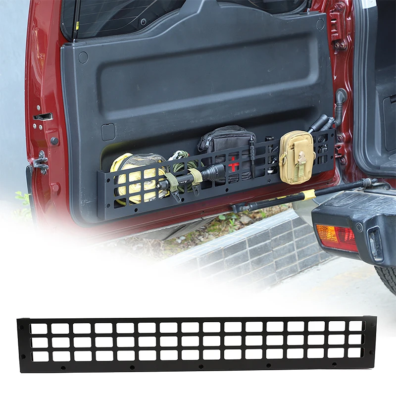 

For Toyota FJ Cruiser 2007-2021 Aluminum alloy car tailgate multi-functional storage rack tool holder car tailgate organizer