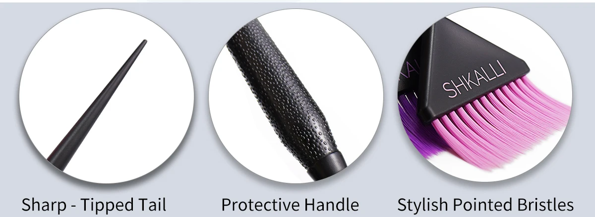 SHKALLI Professionelles Haarfärbeset: Große Färbeschale, breiter Pinsel und Mini-Rührstab für Salon-Perfekte Ergebnisse – Detail 2