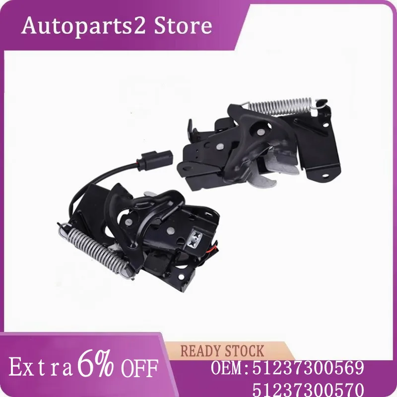 51237300569  51237300570 Left/Right Hood Safety Catch Latch Lock for BMW F30 F34 F80 F87