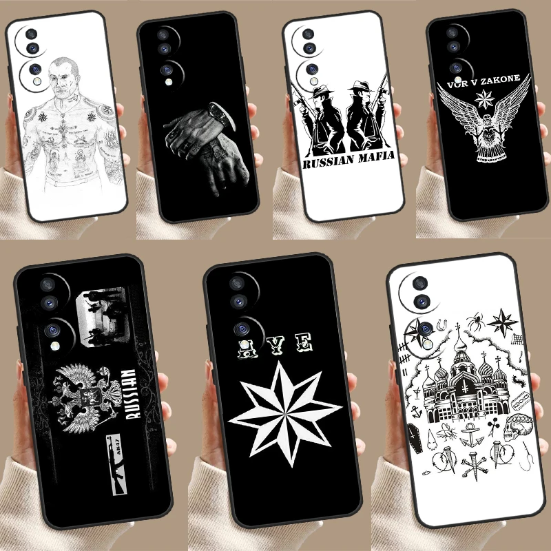 Russian Mafia Case For Honor X8b X9b X6a X7a X8a X9a X6 X7 X8 X9 50 70 90 Magic 5 Lite Magic 6 Pro Cover