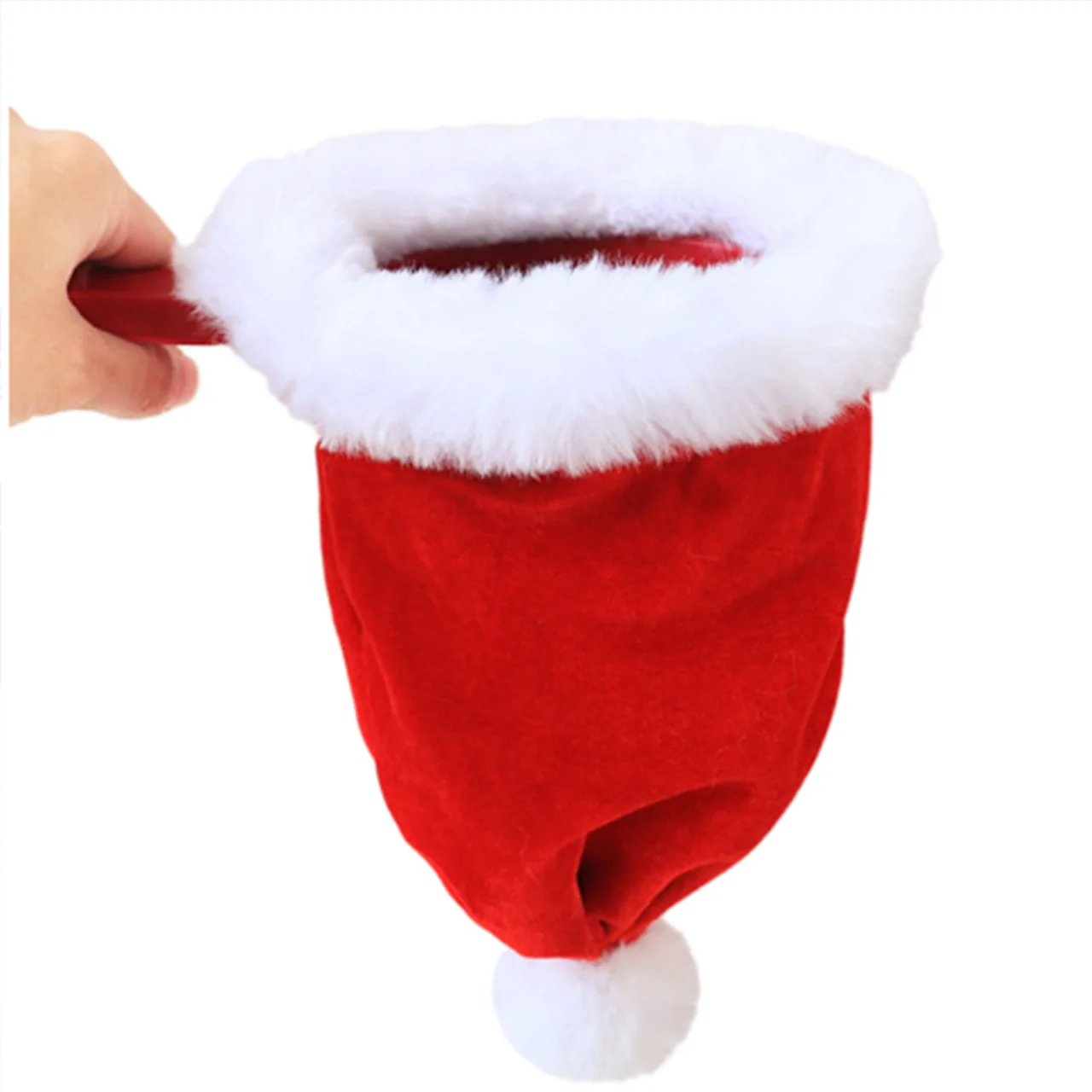 

New Change Bag - Repeat (Christmas Hat) Magic Tricks Object Appear Vanish Magia Magician Stage Party Illusions Gimmick Funny