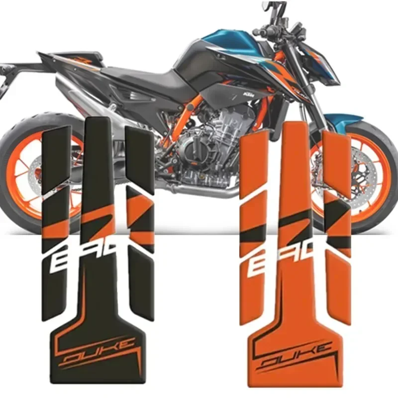 For KTM DUKE 890 R DUKE890R Motorcycle Tank Pad Protector 3D Gel Sticker Decal - 2 Motor