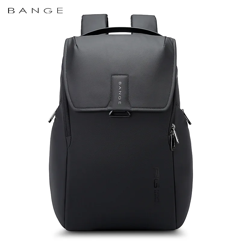 BANGE Men Backpack Anti theft Waterproof Laptop Bag 15.6 Inch Daily Work Business Backpack School anti-theft messenger sling