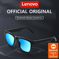 Nowy oryginalny zestaw słuchawkowy Lenovo Lecoo C8 Smart Glasses bezprzewodowy Bluetooth okulary sportowe słuchawki HD Mic dzwoniąc do słuchawek