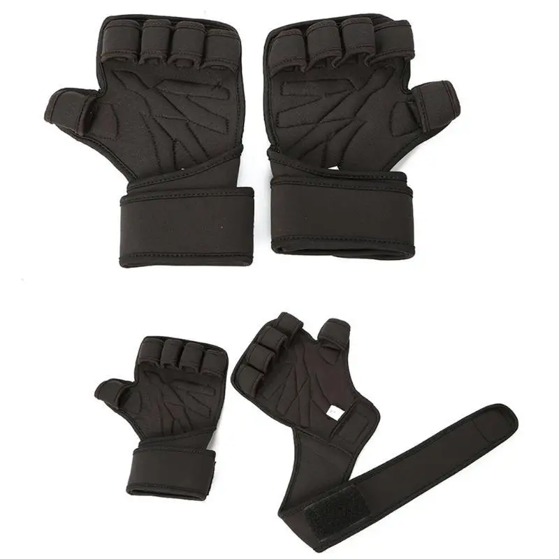 652F قفازات رياضية قفازات للتمرين مع دعم المعصم وقفازات رفع الأثقال للصالة الرياضية #5