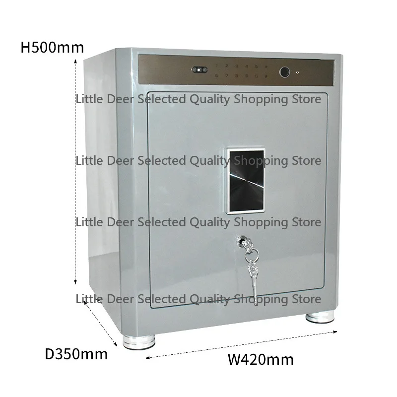 Factory Wholesale Chuan Kun CK-Everkeep 50 Small Electronic Fingerprint Safe 500x420x350mm Hotels Offices Home Use Embedded