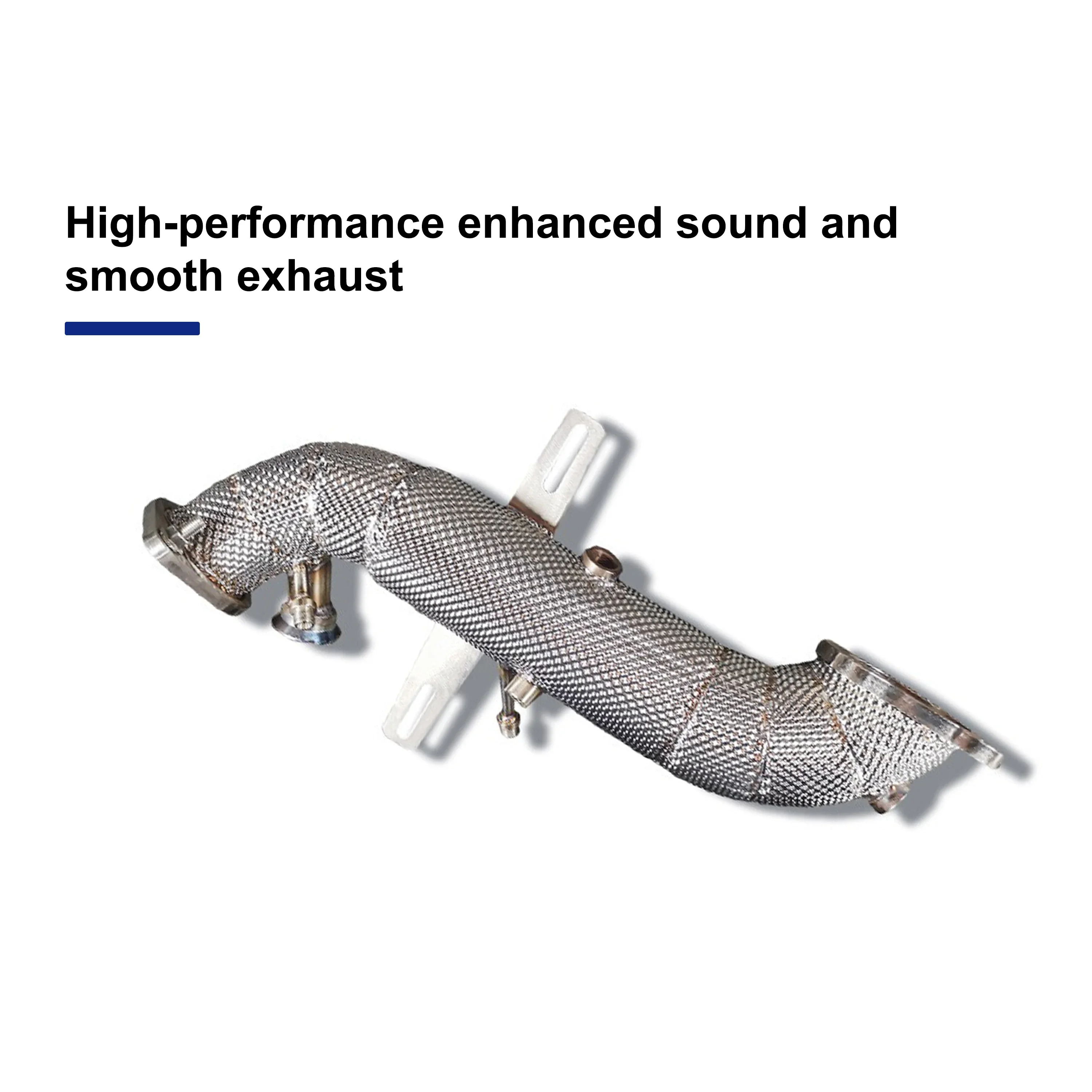 ACE Auspuffsysteme Katalysator-/Katalysatorloses Downpipe mit Hitzeschild für Alfa Romeo Giulia Stelvio 2.0T Hochwertiger Edelstahl SUS304 – Detail 9