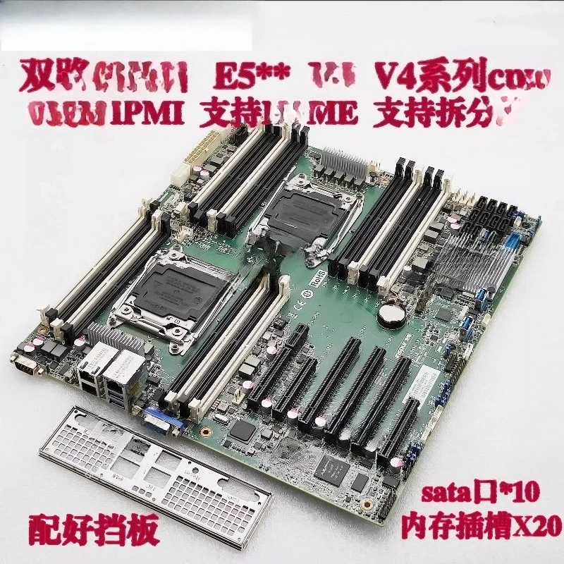 X79 2011 C602 Motherboard   for Supermicro X9DR3-F Dual-socket